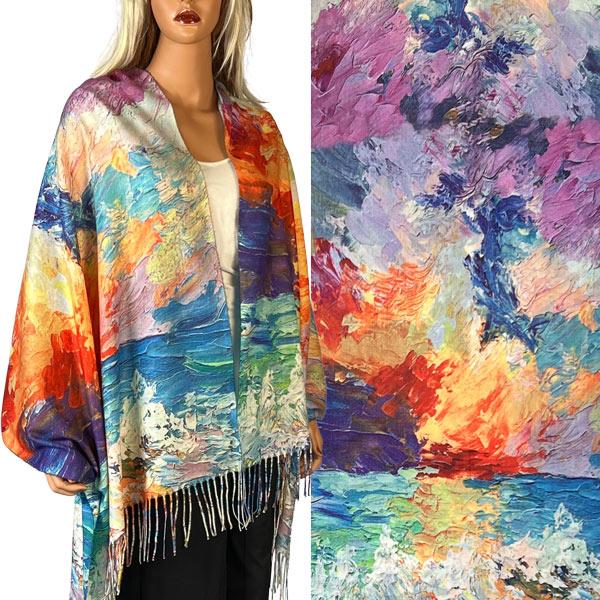 Sueded Art Design Shawls