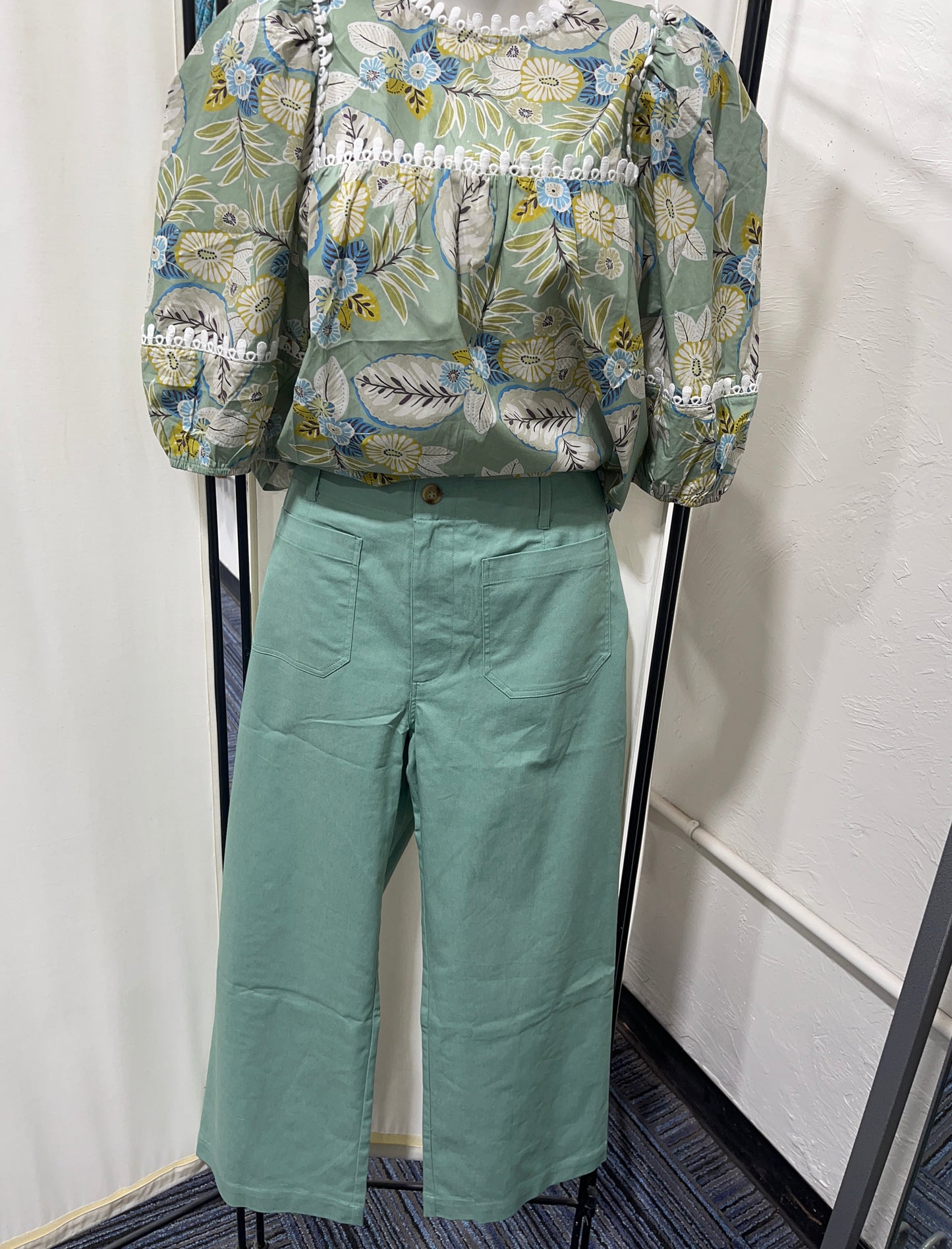 Ankle Wide Leg Pants