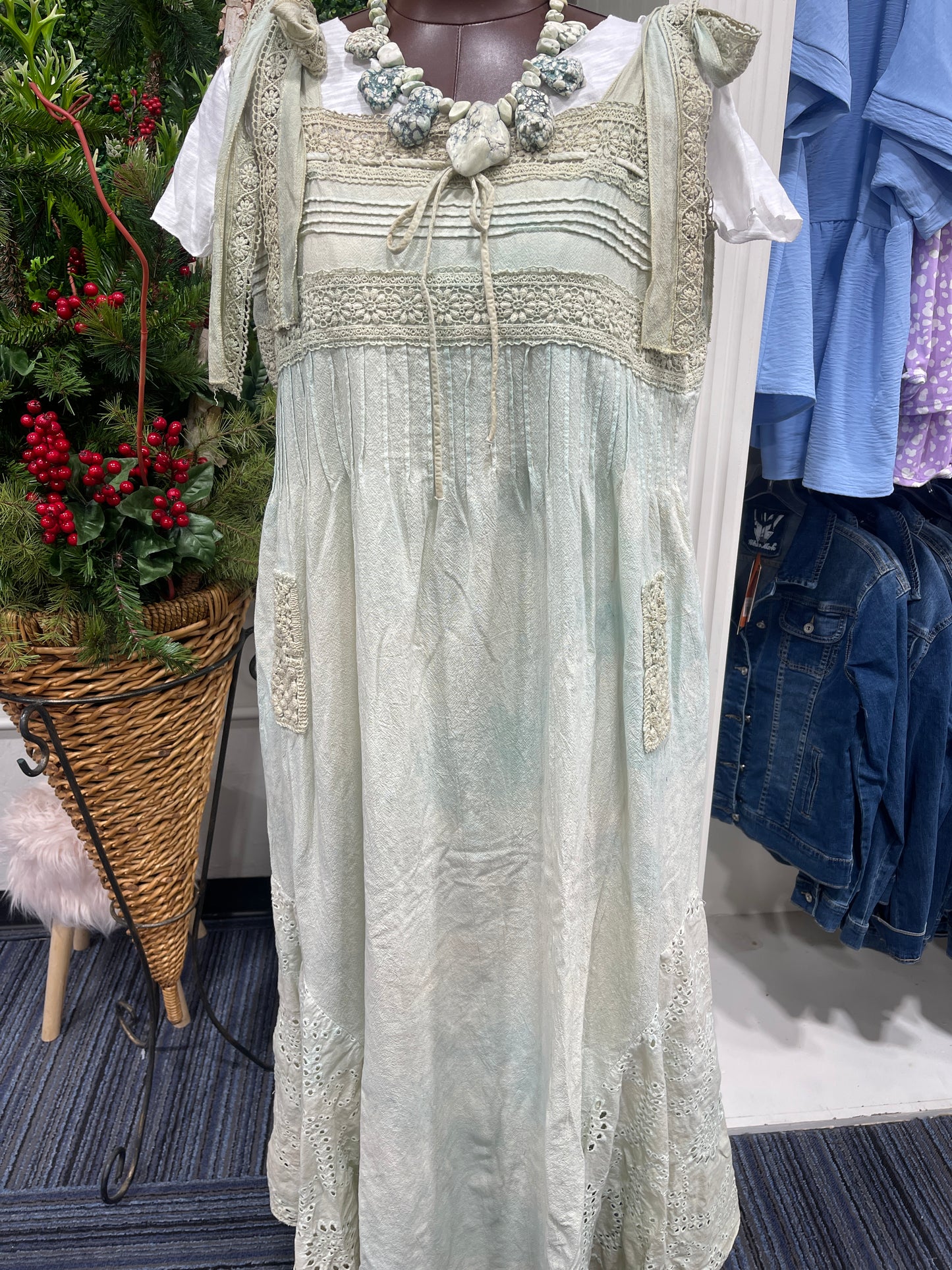 Seafoam Green Dress