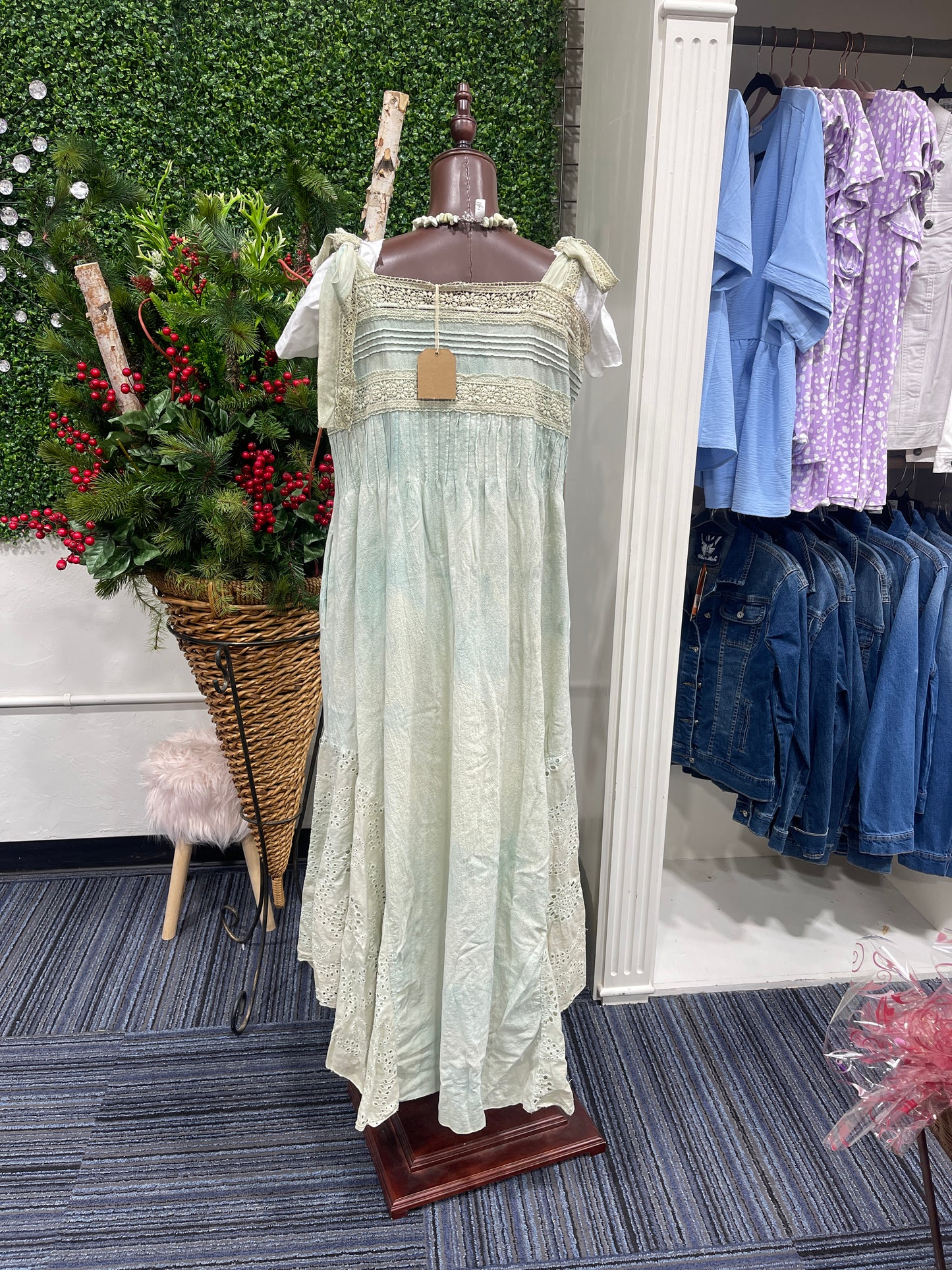 Seafoam Green Dress