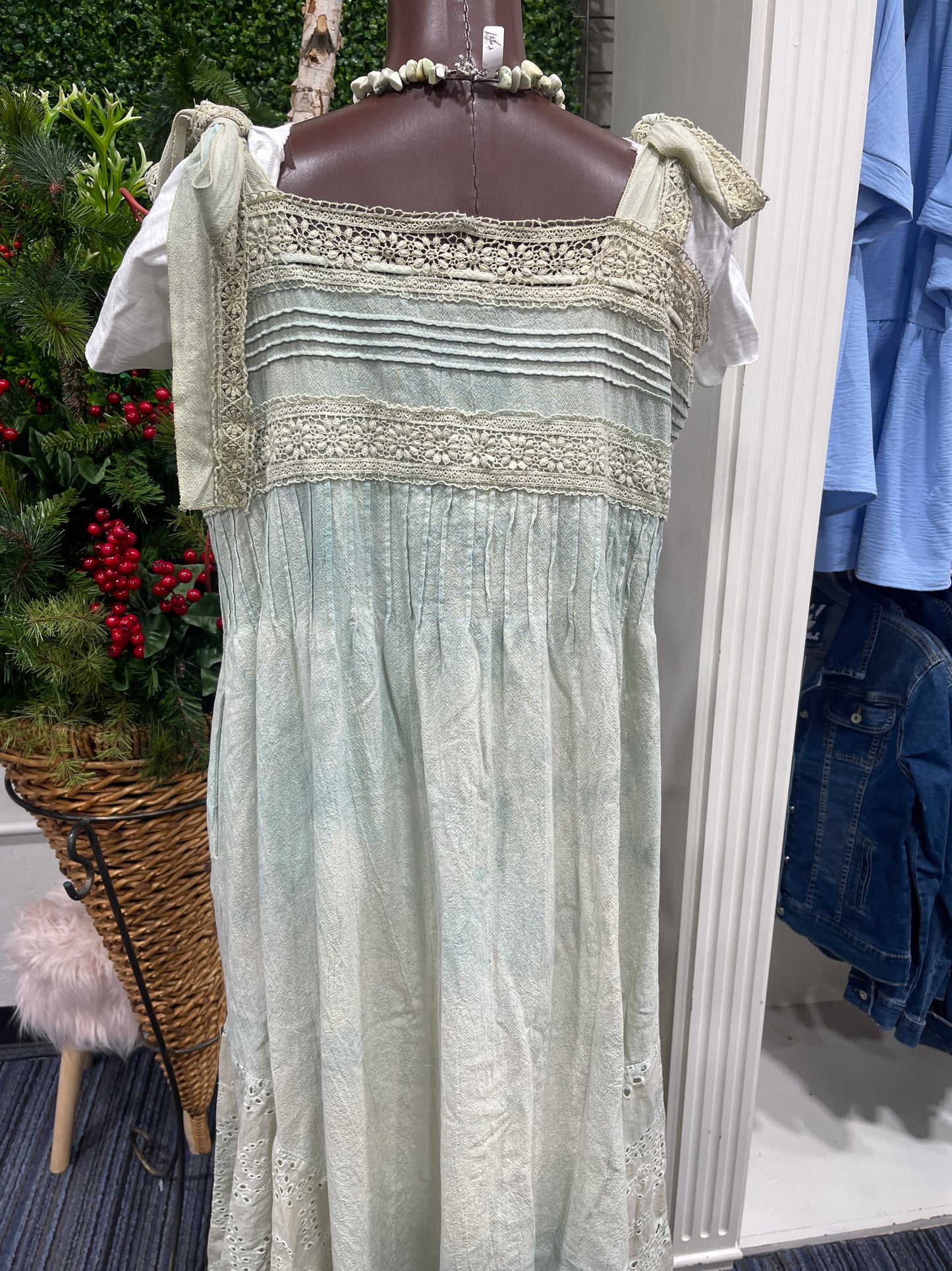 Seafoam Green Dress