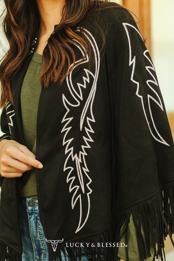 Suede Cape L&B