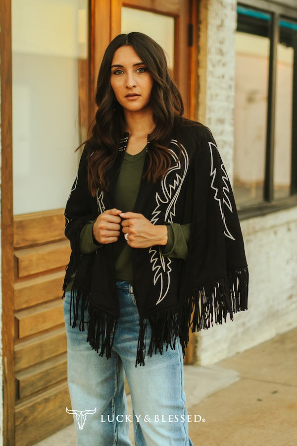 Suede Cape L&B