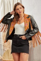 Faux Leather Jacket
