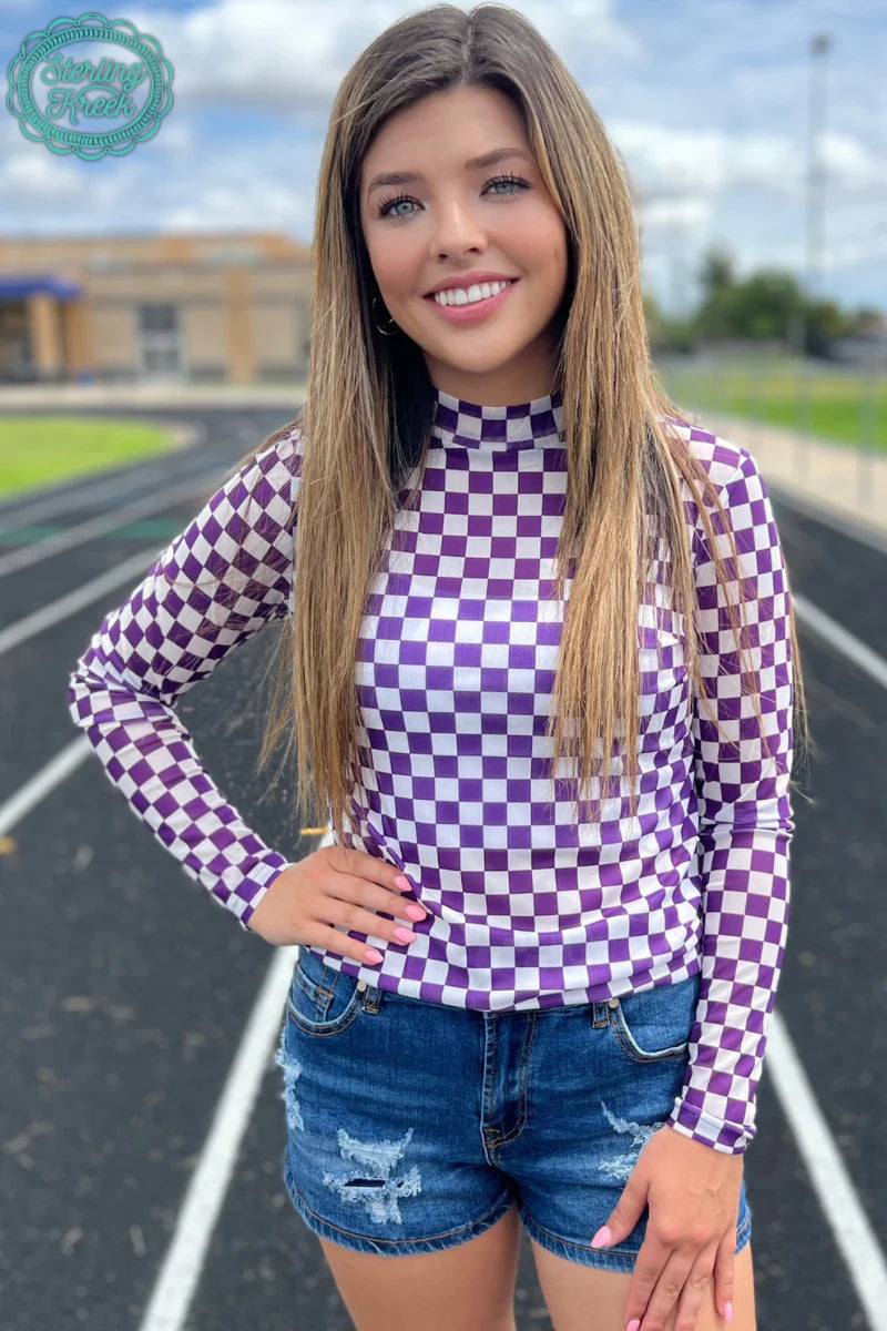 Checker Mesh Top