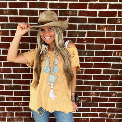 Mustard Washed Shirt