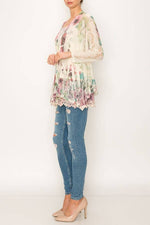 Big Rose Lace Cardigan