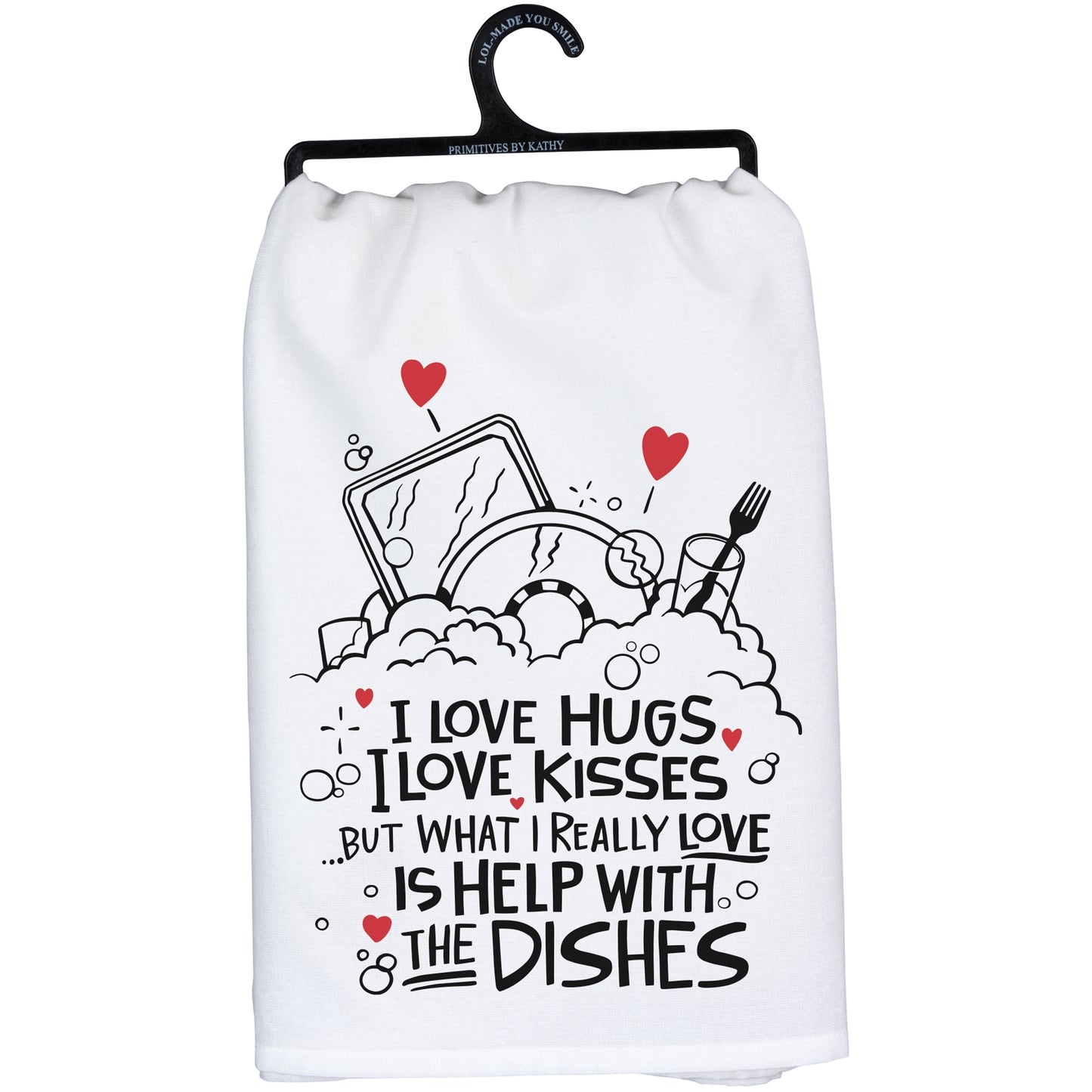 Kitchen Towel I Love Hugs 117085
