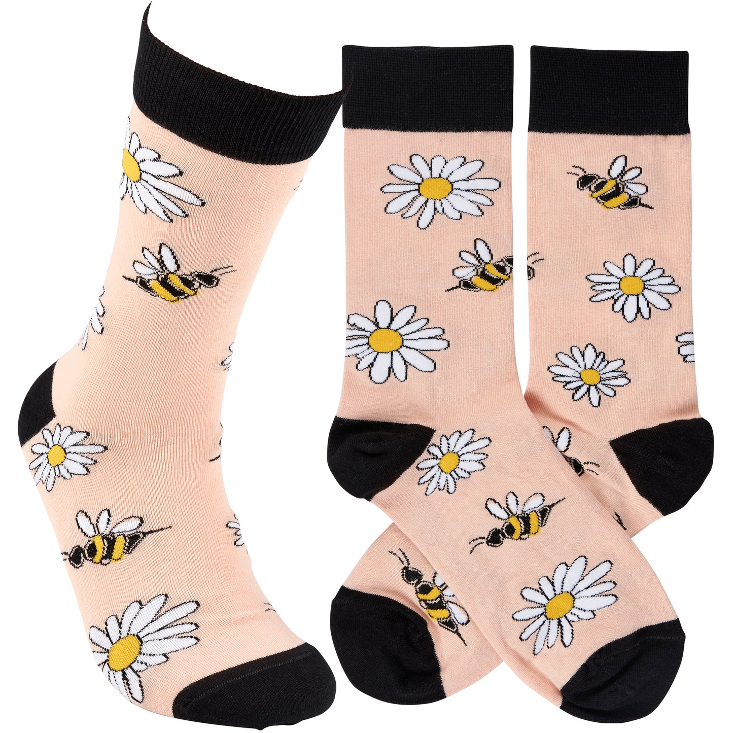 Socks Bees & Daisies 117119