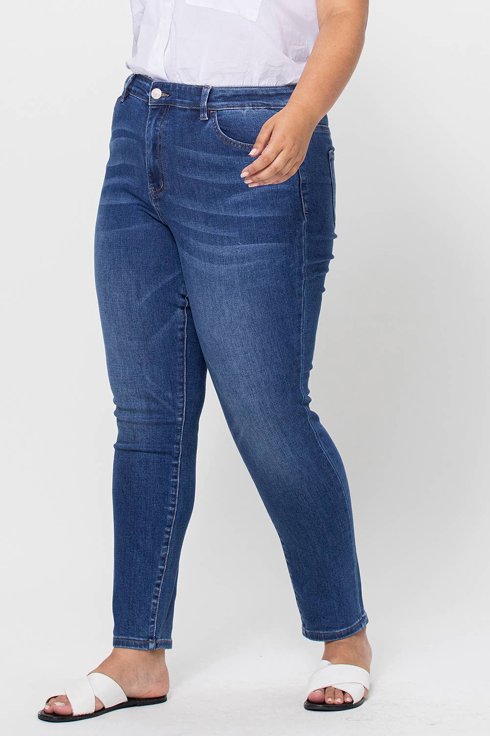 PLUS HIGH RISE SKINNY