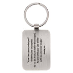 Be Strong & Courageous Key Ring