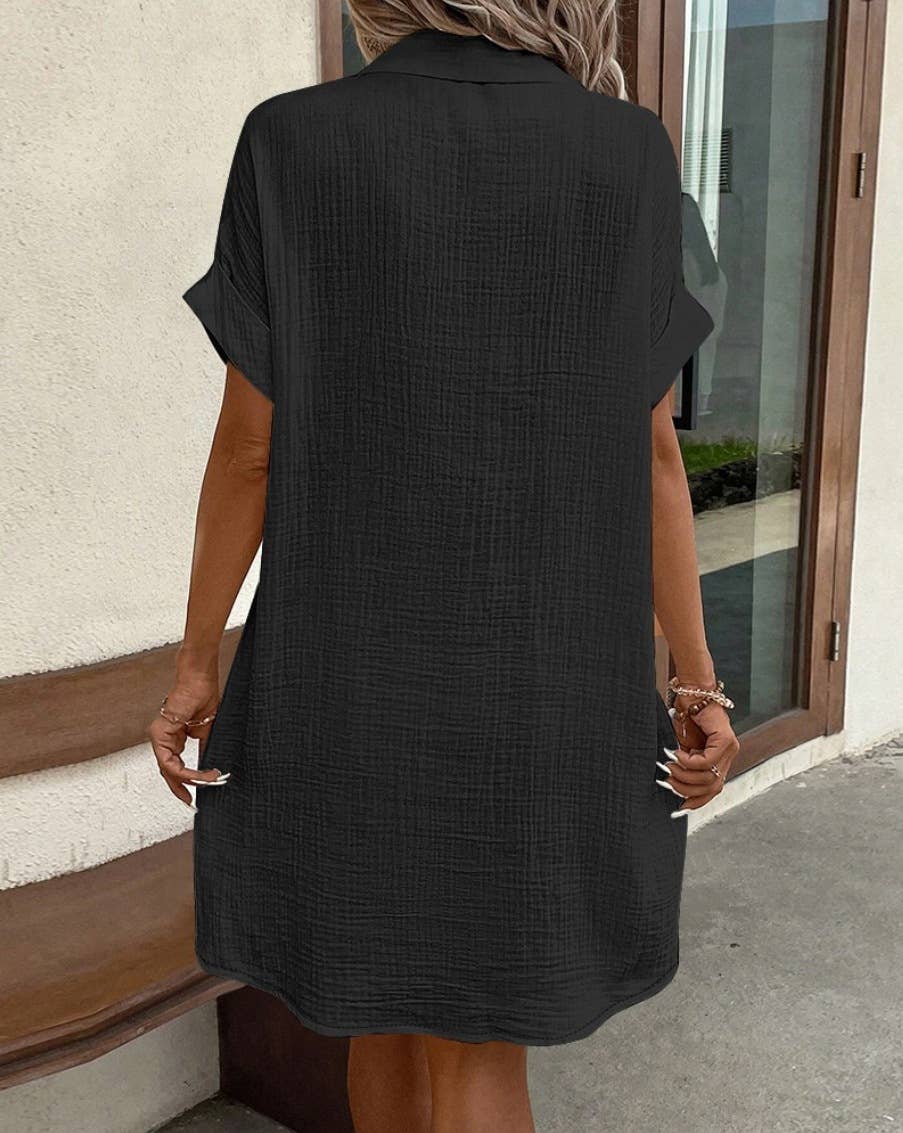 Simple Button Up Dress