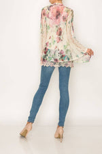 Big Rose Lace Cardigan