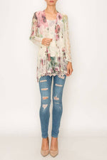 Big Rose Lace Cardigan