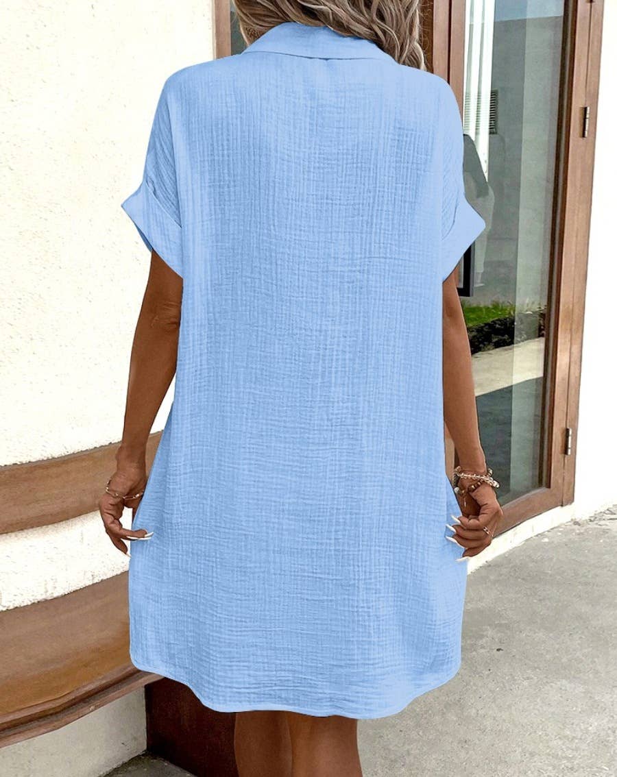 Simple Button Up Dress