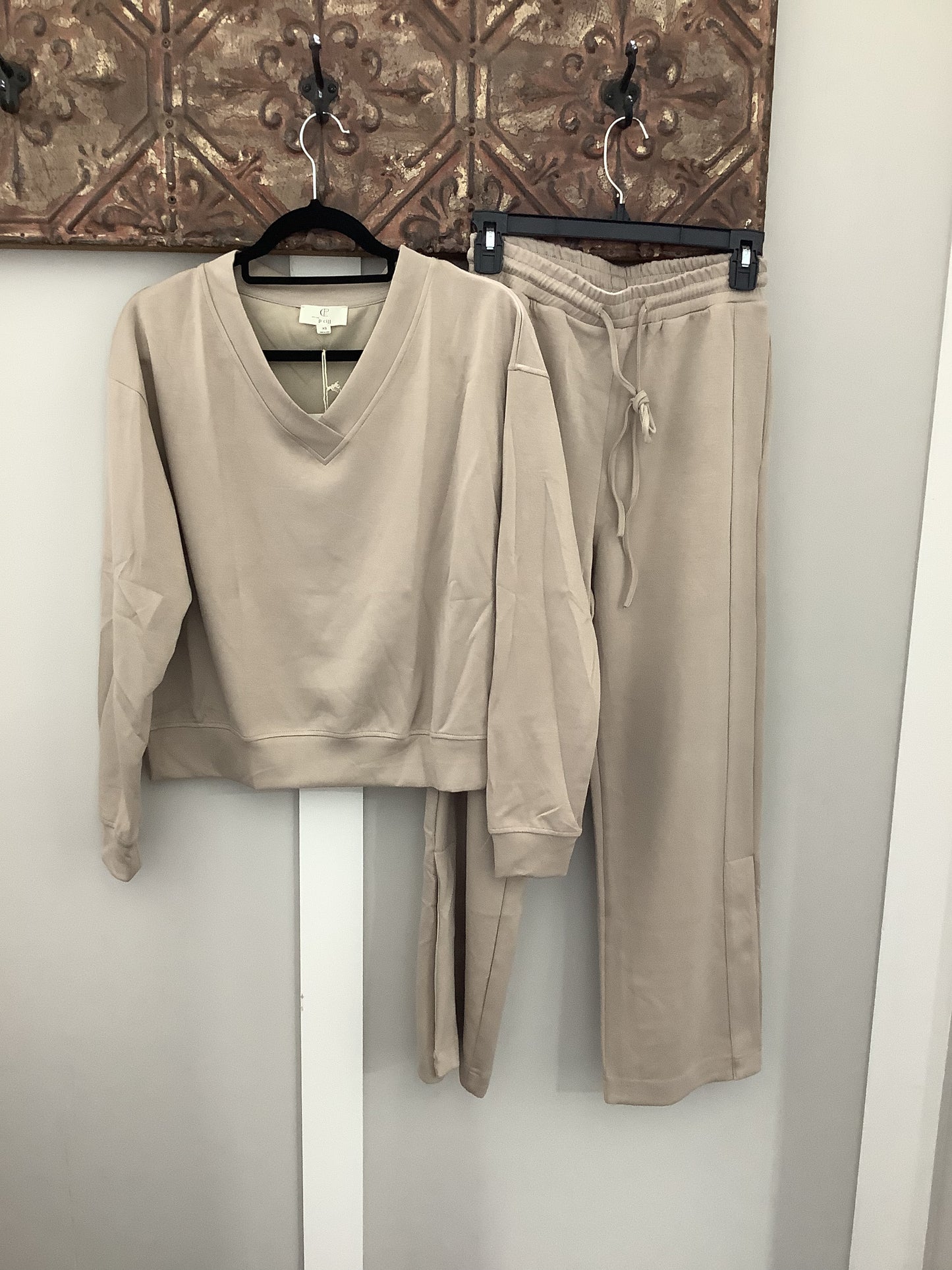 Taupe Top & Pants