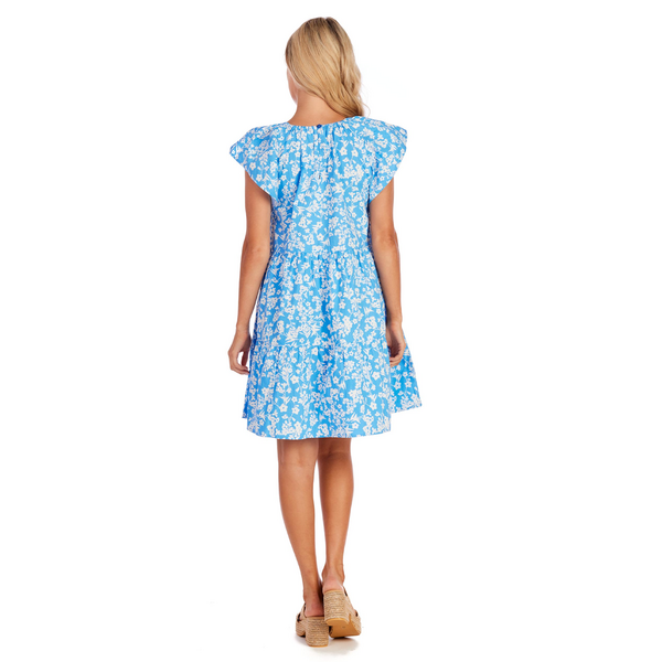 Rachel Blue floral dress