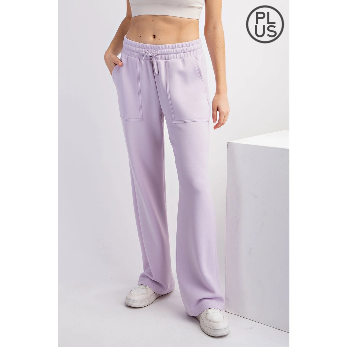 Straight lounge pants lavender