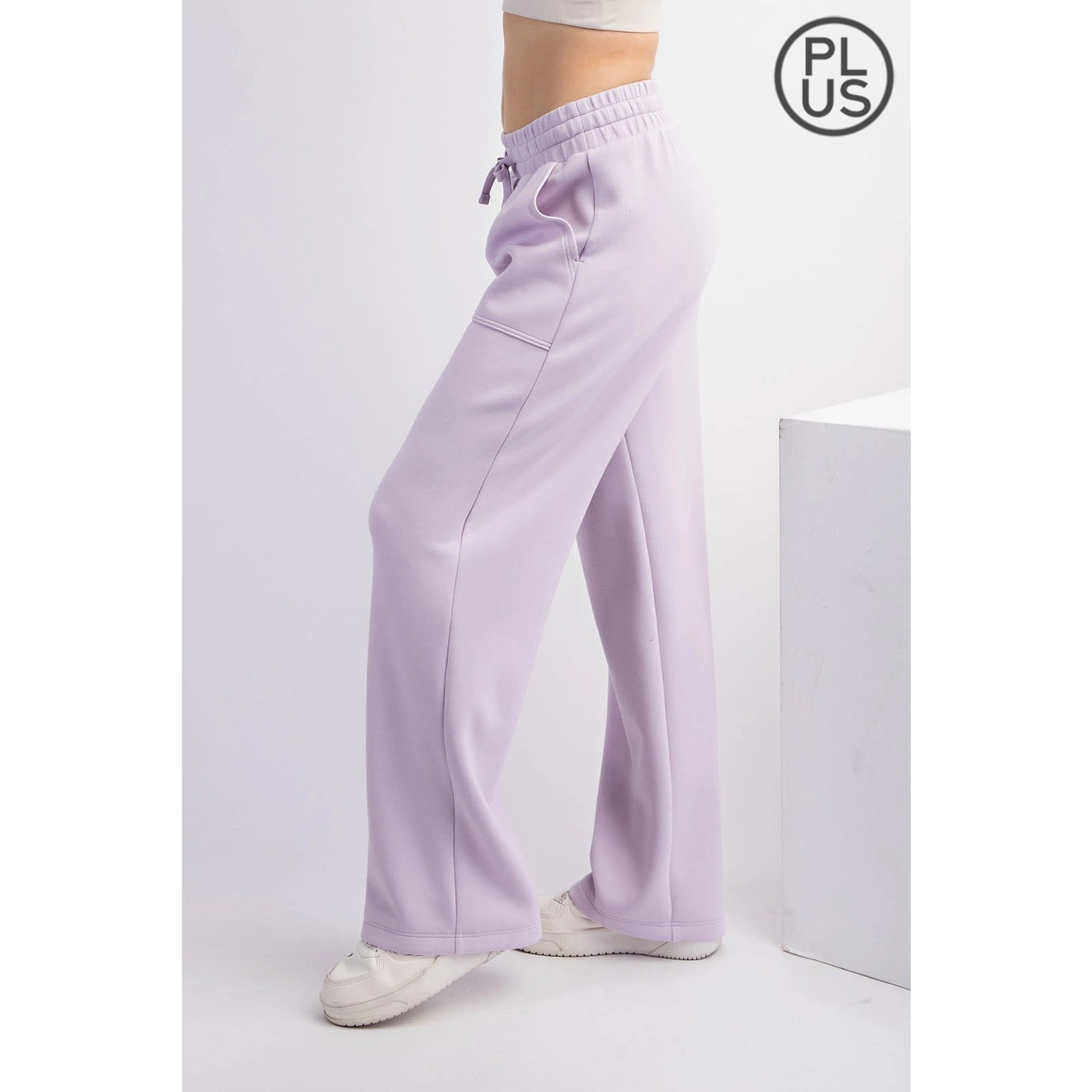 Straight lounge pants lavender