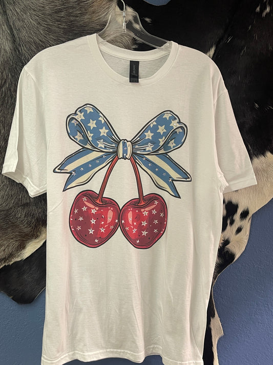 4th of July, Tee Shirt, with crystal embellishments. Med, Large, XL. Not your average Gildan shirts, the signature SoftstyleⓇ Gildan G640 t-shirts