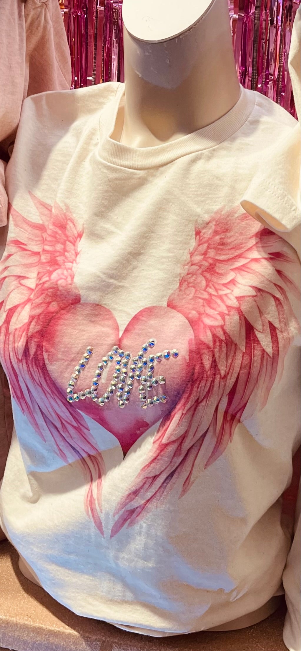 Love Heart Wings T Shirt