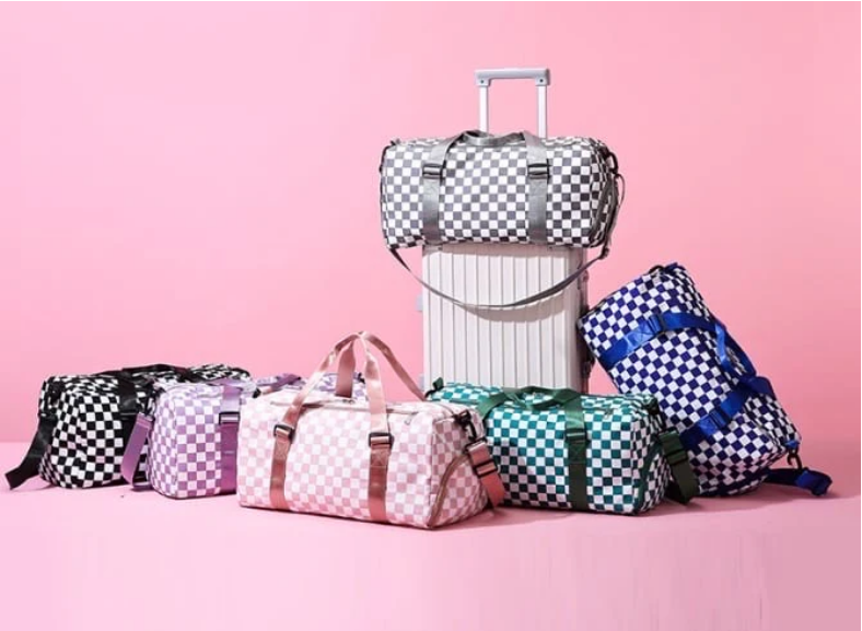 Checkered Duffle