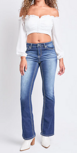 Heavy Stitch Boot Cut Jeans