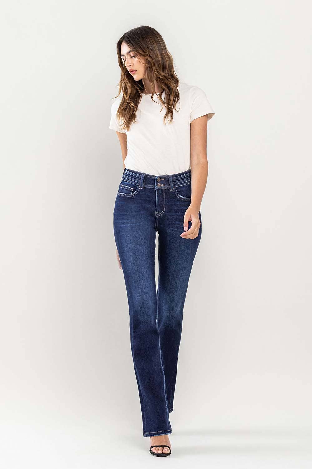 HIGH RISE BOOTCUT JEAN  T6084