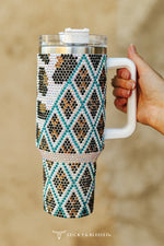 Leopard Aztec Tumbler