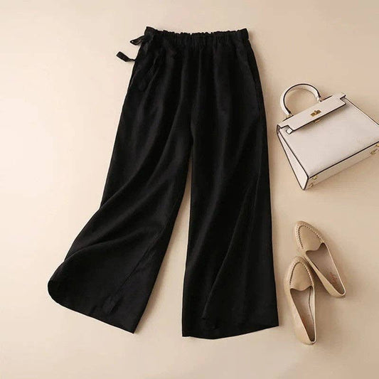 Chic High-Waisted Wide-Leg Pants