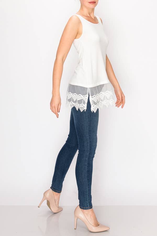Ivory Lace Cami