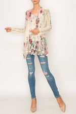 Big Rose Lace Cardigan