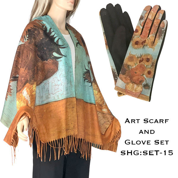 Matching Scarf & Glove Set
