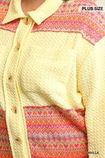 Textured Knit Jacket PC2954