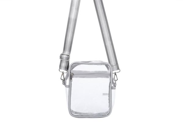 Clear Crossbody Bags zip front